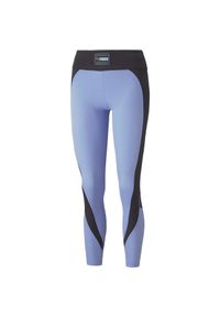 Legginsy damskie Puma FIT EVERSCULPT 7/8. Kolor: fioletowy, niebieski, wielokolorowy, czarny. Sport: turystyka piesza #1