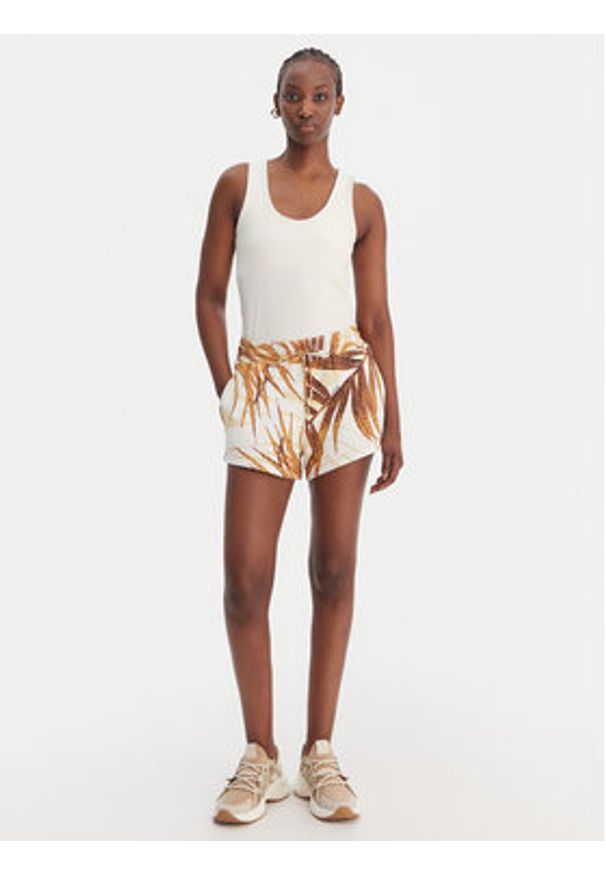 Just Cavalli Szorty sportowe 80PADE02 CF100 Biały Regular Fit. Kolor: biały. Materiał: bawełna