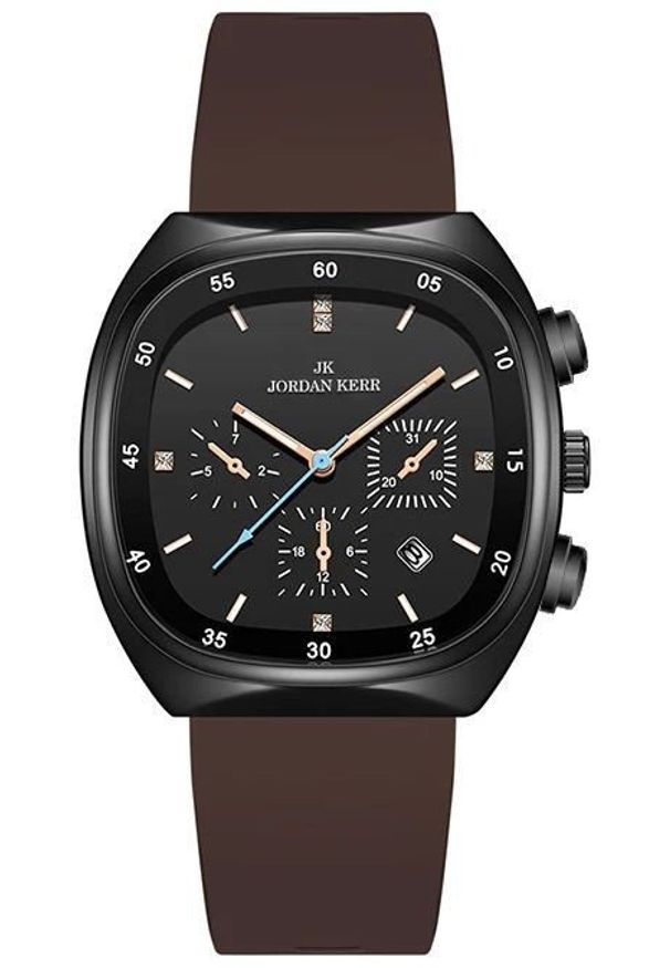 Zegarek Jordan Kerr L1077 IPB CTBP damski chronograf 43 mm .