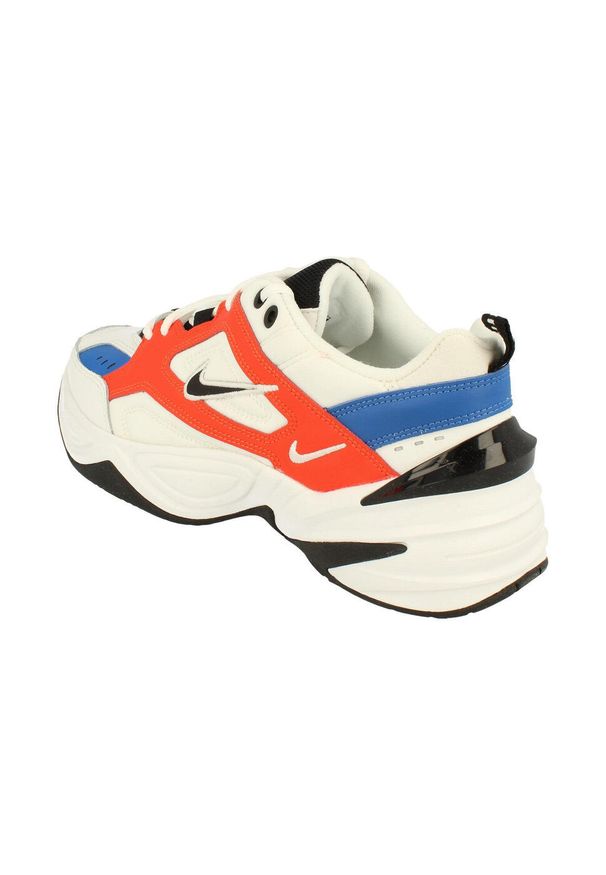 Buty Sportowe Damskie Nike W M2k Tekno. Kolor: pomarańczowy, biały, wielokolorowy, żółty. Sport: bieganie