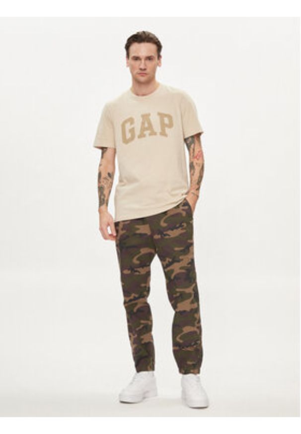 GAP - Gap Joggery 496157-00 Zielony Slim Fit. Kolor: zielony. Materiał: bawełna