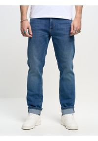 Big-Star - Spodnie jeans męskie Colt 434. Okazja: na co dzień. Kolor: niebieski. Styl: casual, klasyczny, elegancki