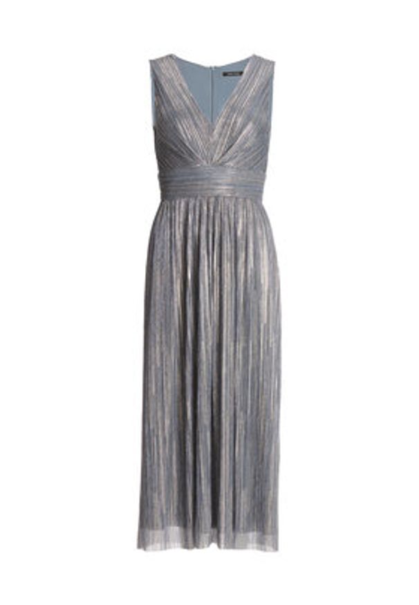 Swing Sukienka koktajlowa 5AK07900 Srebrny Regular Fit. Kolor: srebrny. Materiał: syntetyk. Styl: wizytowy