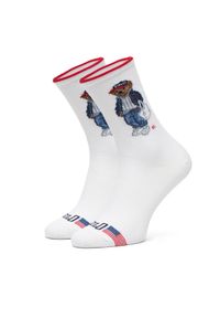 Skarpety długie Polo Ralph Lauren. Kolor: biały #1