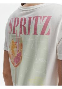 only - ONLY T-Shirt Kita 15291465 Biały Regular Fit. Kolor: biały. Materiał: bawełna #4