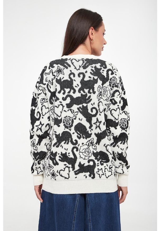 Twinset Milano - Sweter damski z wełną TWINSET. Materiał: wełna