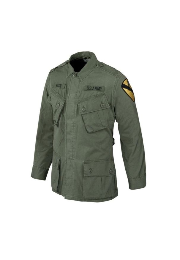 Kurtka turystyczna męska Mil-Tec M64. Kolor: zielony. Materiał: poliester. Wzór: moro. Sport: turystyka piesza