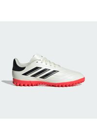 Adidas - Buty Copa Pure II Club TF. Kolor: biały, wielokolorowy, czarny, czerwony. Materiał: materiał, syntetyk
