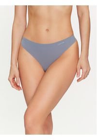 Calvin Klein Underwear Komplet 3 par stringów 000QD3558E Kolorowy. Materiał: syntetyk. Wzór: kolorowy