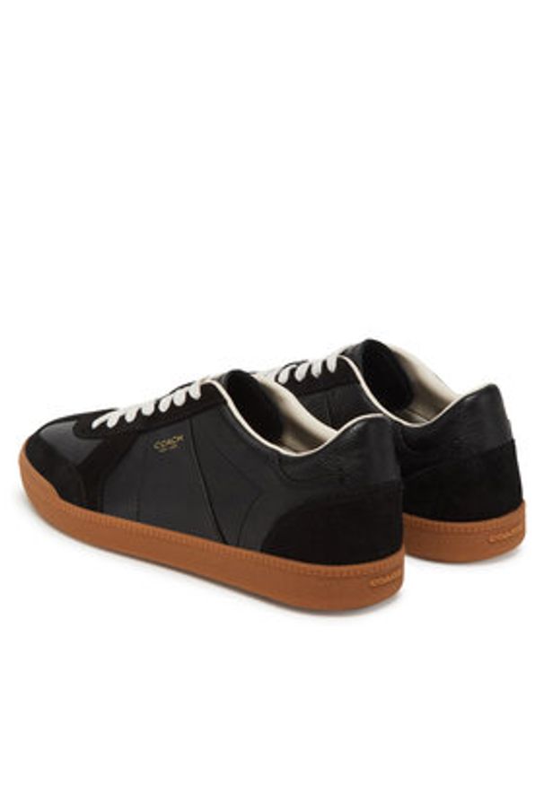 Coach Sneakersy Ellis CAQ33 Czarny. Kolor: czarny. Materiał: skóra