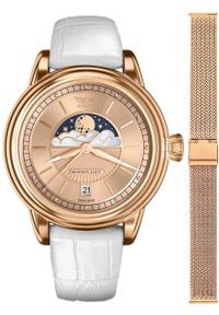 AVIATOR - Zegarek damski Aviator V.1.33.2.260.4WM-SET różowe złoto. Kolor: złoty, wielokolorowy, różowy #1