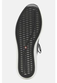 Clarks - Skórzane obuwie sportowe Un Rio Lace. Zapięcie: sznurówki. Kolor: czarny. Materiał: skóra. Szerokość cholewki: normalna #3
