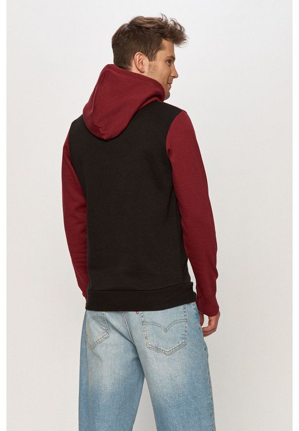 Jack & Jones - Bluza. Okazja: na co dzień. Typ kołnierza: kaptur. Kolor: fioletowy. Materiał: dzianina. Styl: casual