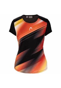 Koszulka sportowa damska Head Dtb Tie-break 2024. Kolor: wielokolorowy. Materiał: poliester. Długość rękawa: krótki rękaw. Długość: krótkie