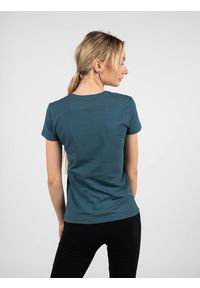 Emporio Armani T-shirt | 163139 2F223 20731 | Kobieta | Niebieski, Zielony. Kolor: niebieski, wielokolorowy, zielony. Materiał: bawełna, elastan #5