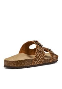 Geox Klapki D Brionia D35LSL 00047 C6008 Brązowy. Kolor: brązowy. Materiał: skóra #5