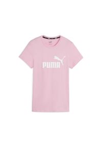 Puma - Koszulka damska PUMA ESS Logo Tee. Kolor: różowy