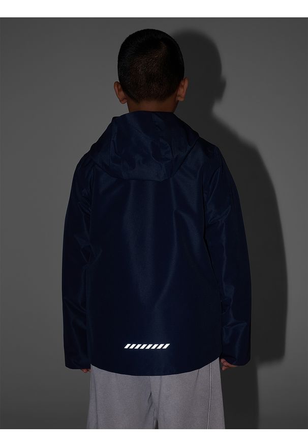 4f - 4F Kurtka przejściowa membrana 5000 dziecięca - granatowa 158 (12-13 lat). Okazja: na spacer, na co dzień, na uczelnię. Kolor: niebieski. Sezon: lato. Styl: casual