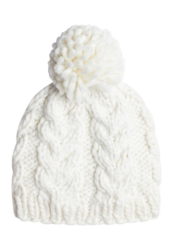 Roxy - Czapka zimowa dla Kobiety WINTER Biały. Kolor: biały. Materiał: akryl, materiał. Wzór: ze splotem. Sezon: zima