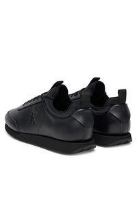 Calvin Klein Sneakersy Retro Runner Sock Laceup Lth YM0YM01362 Czarny. Kolor: czarny. Materiał: skóra #6
