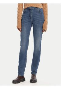 Marella Jeansy 2523186104 Niebieski Skinny Fit. Kolor: niebieski