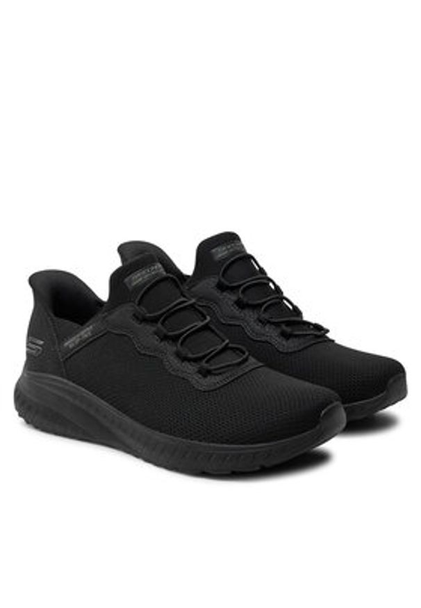 skechers - Skechers Sneakersy Bobs Squad Chaos 117500/BBK Czarny. Kolor: czarny. Materiał: materiał, mesh