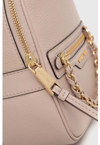 MICHAEL Michael Kors plecak skórzany damski kolor różowy mały gładki. Kolor: różowy. Materiał: skóra. Wzór: gładki #6