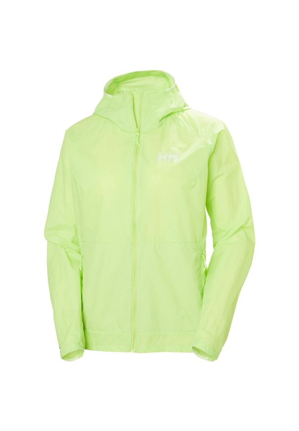 Kurtka przeciwdeszczowa damska Helly Hansen Roam Wind. Kolor: zielony. Sport: turystyka piesza