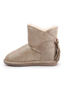 Bearpaw - Buty BearPaw Mia Youth W 2062Y Pewter Distressed różowe. Kolor: różowy. Materiał: materiał, skóra, guma. Szerokość cholewki: normalna. Sezon: zima #3