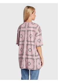 Karl Kani T-Shirt Small Signature Paisley 6130699 Różowy Relaxed Fit. Kolor: różowy. Materiał: wiskoza. Wzór: paisley #2