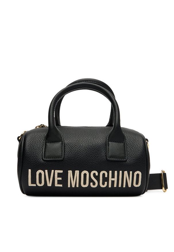 Love Moschino - LOVE MOSCHINO Torebka JC4106PP1NLT1000 Czarny. Kolor: czarny. Materiał: skórzane