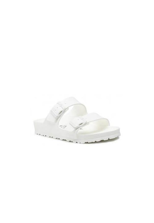 Klapki damskie Birkenstock Arizona Eva. Kolor: biały. Materiał: materiał
