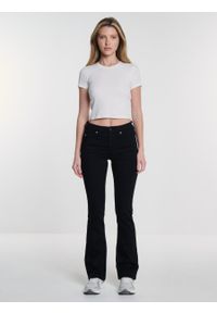 Big-Star - Jeansy damskie czarne Adela Bootcut 908. Kolor: czarny #3