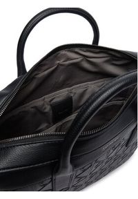 Calvin Klein Aktówka Emblem Aop Deboss LV04D3561G Czarny. Kolor: czarny. Materiał: skóra #2