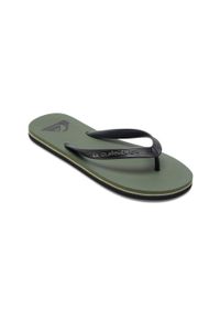 Quiksilver - Klapki dla Mężczyzn MOLOKAI CORE Zielony. Okazja: na plażę. Kolor: zielony. Materiał: syntetyk, materiał, guma. Styl: sportowy #1