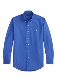 Polo Ralph Lauren Koszula 710805564512 Niebieski Regular Fit. Typ kołnierza: polo. Kolor: niebieski. Materiał: bawełna #4