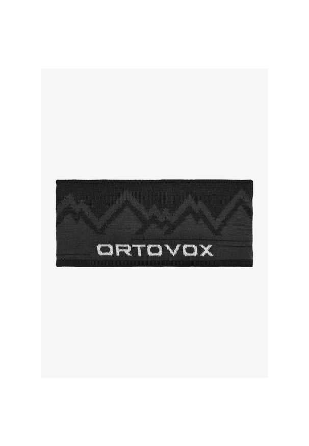 ORTOVOX - Opaska Ortovox Peak Headband - black raven. Kolor: czarny