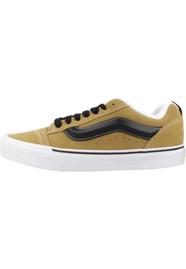 Vans - Kapcie VANS KNU SKOOL Jasnobrązowy. Kolor: brązowy, wielokolorowy, beżowy. Materiał: tkanina. Sport: turystyka piesza
