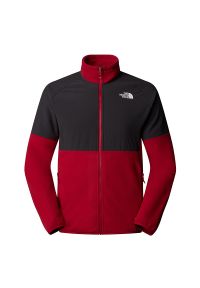 Bluza The North Face 100 Glacier Heavyweight Full-Zip Fleece 0A89JG86O1- czerwona. Okazja: na co dzień. Kolor: czerwony. Materiał: poliester. Styl: casual, klasyczny