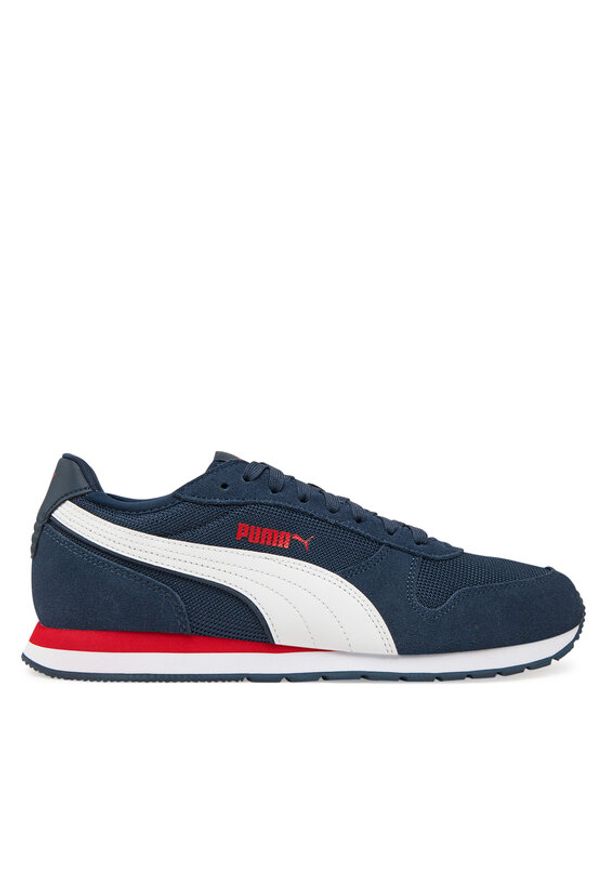 Puma Sneakersy ST MILER Club 401622 15 Granatowy. Kolor: niebieski. Materiał: skóra, zamsz