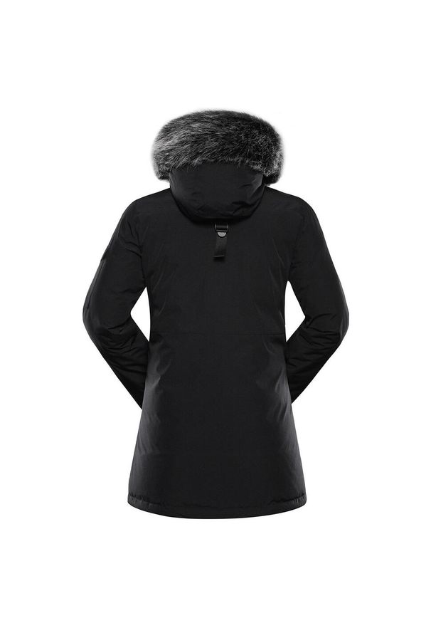 ALPINE PRO - Kurtka damska zimowa wodoodporna Alpine Pro Werda 2. Kolor: czarny. Sezon: zima. Sport: turystyka piesza