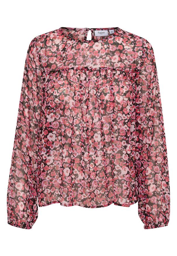 Saint Tropez Bluzka 30512334 Różowy Loose Fit. Kolor: różowy. Materiał: syntetyk