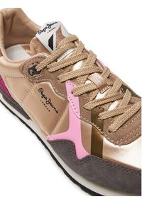 Pepe Jeans Sneakersy PLS40021 Beżowy. Kolor: beżowy. Materiał: materiał #4