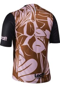 Koszulka rowerowa damska LEATT Jersey MTB Enduro 3.0 Women. Kolor: zielony, wielokolorowy. Materiał: jersey. Sport: kolarstwo
