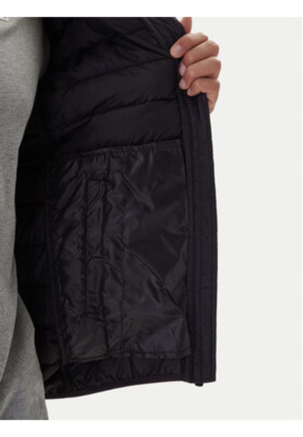 Kappa Kurtka przejściowa Logo Astrom 34243TW Czarny Slim Fit. Kolor: czarny. Materiał: syntetyk