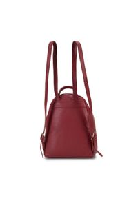 Wittchen - Damski plecak skórzany z poziomym suwakiem. Kolor: czerwony. Materiał: skóra. Styl: klasyczny, elegancki #5