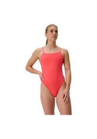 Strój kąpielowy damski Speedo Fl Solid V-Back 2.0 Af. Kolor: czerwony. Materiał: materiał #1