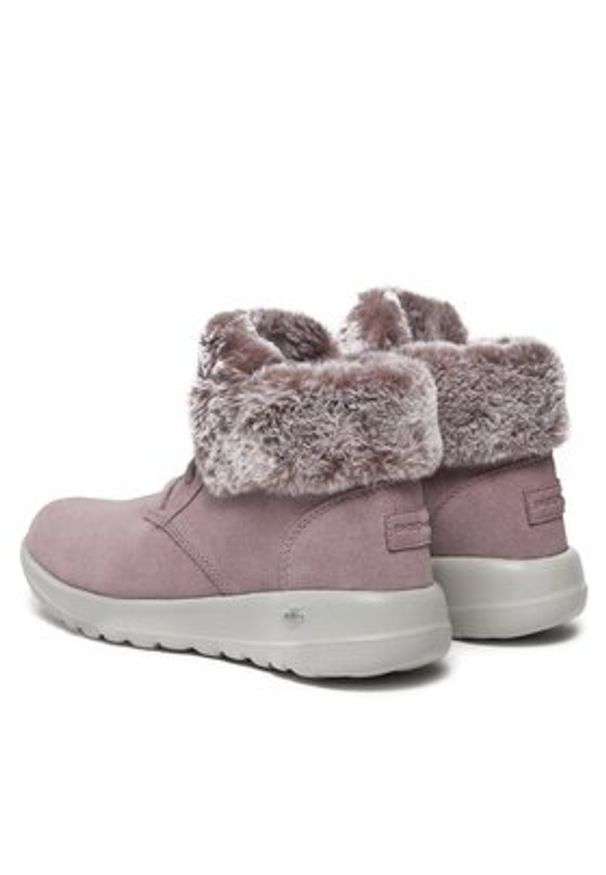 skechers - Skechers Trzewiki On-The-Go Joy Plush Dreams 144042/LAV Fioletowy. Kolor: fioletowy. Materiał: zamsz, skóra