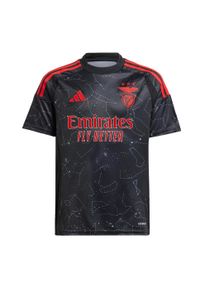 Adidas - Koszulka Benfica 24/25 Away. Kolor: czarny. Materiał: materiał