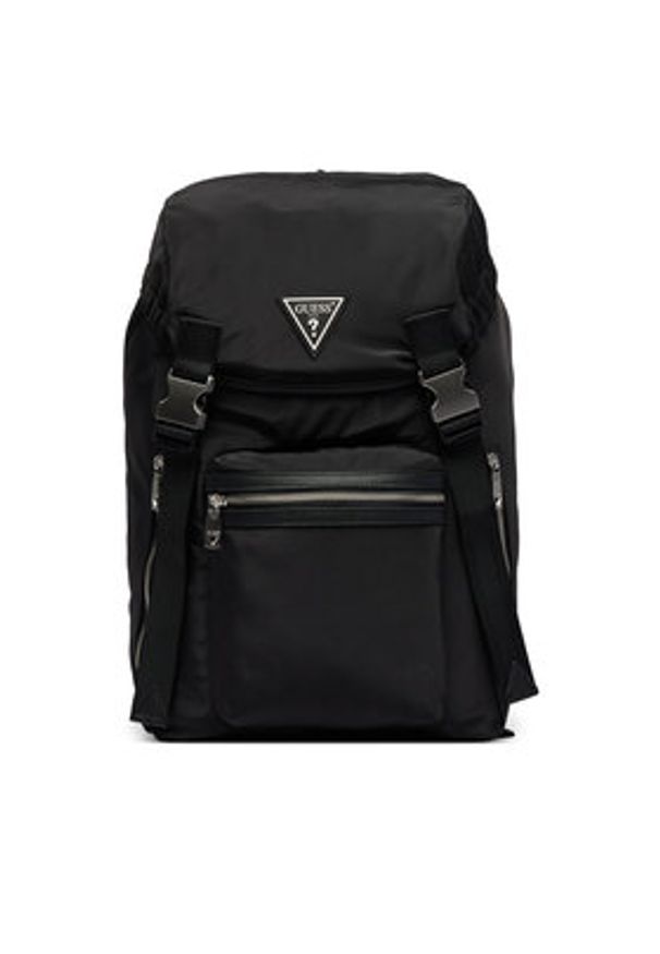 Guess Plecak HMBENY P6311 Czarny. Kolor: czarny. Materiał: materiał